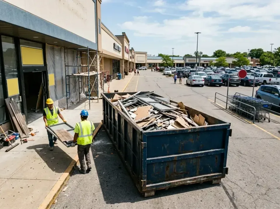 retail-store-renovation-debris-003 — frequently asked questions, Roll-off Dumpster Rentals in Fort Worth, TX
